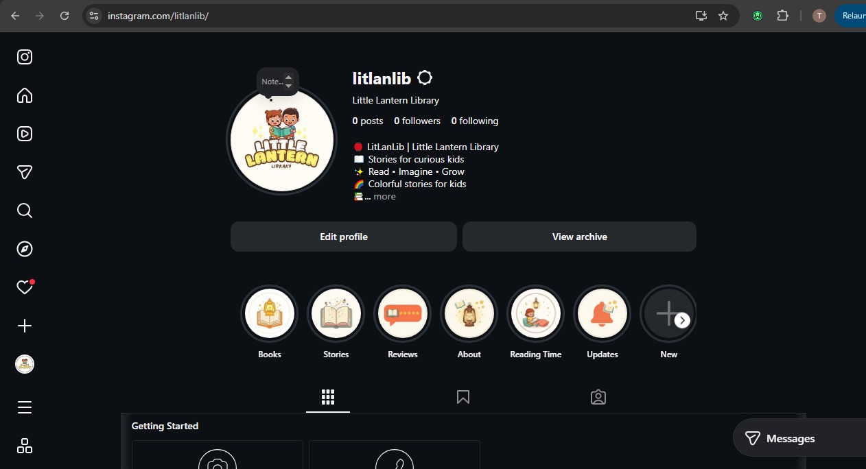 Little Lantern Library - Instagram